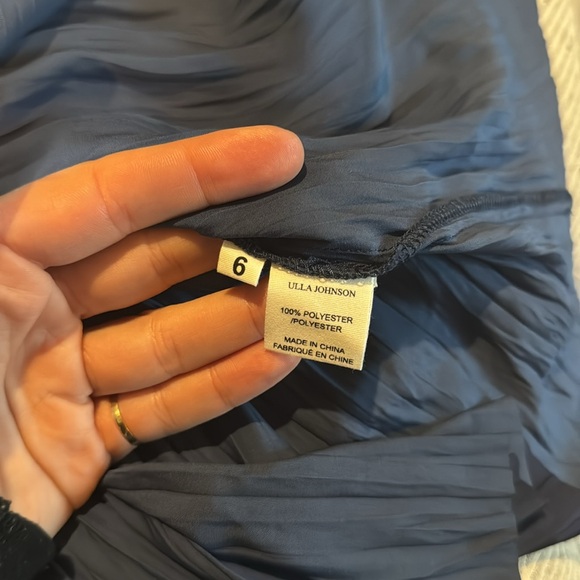 Ulla Johnson One Shoulder Top in Midnight Navy - Picture 6 of 6